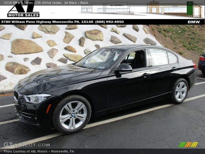 Jet Black / Black 2016 BMW 3 Series 328i xDrive Sedan
