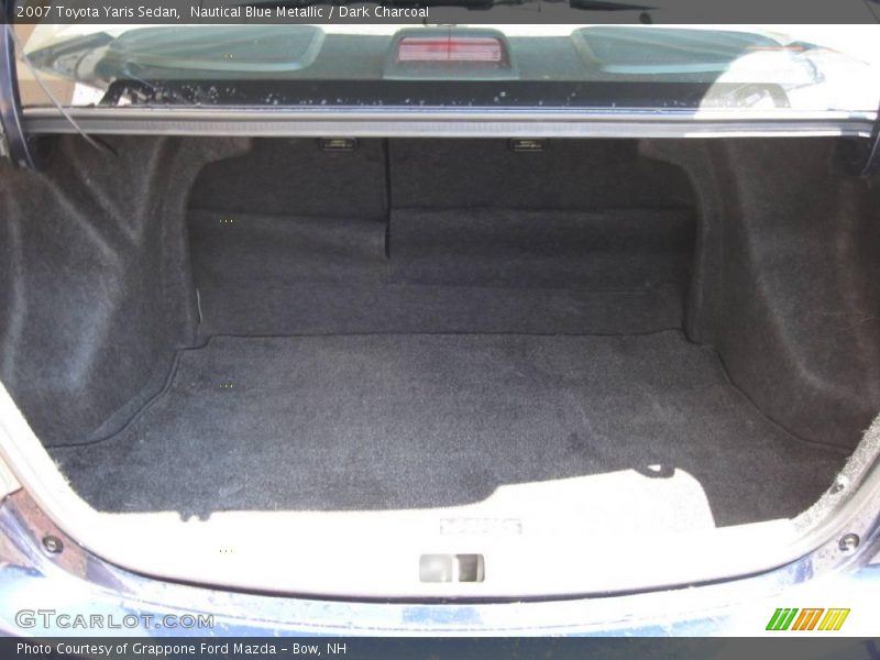 Nautical Blue Metallic / Dark Charcoal 2007 Toyota Yaris Sedan