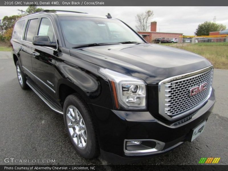 Onyx Black / Cocoa/Shale 2016 GMC Yukon XL Denali 4WD