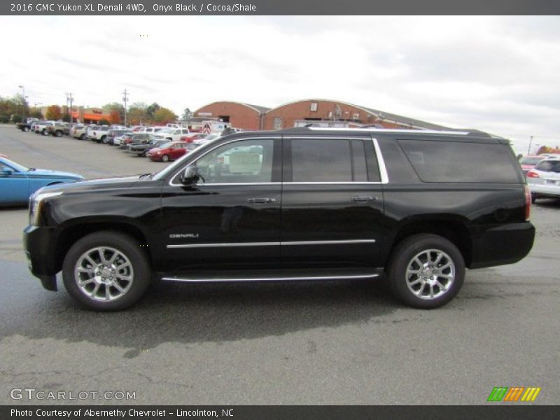 Onyx Black / Cocoa/Shale 2016 GMC Yukon XL Denali 4WD