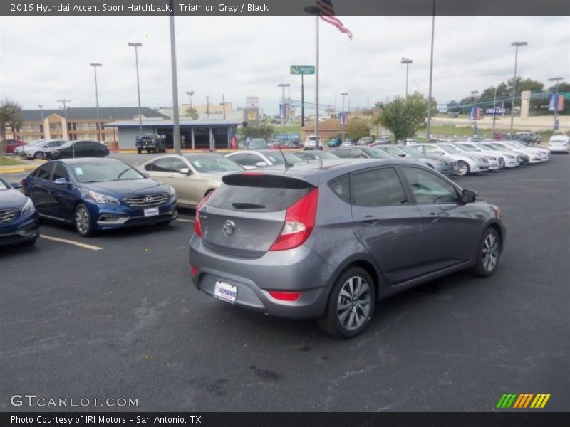 Triathlon Gray / Black 2016 Hyundai Accent Sport Hatchback