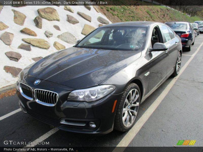 Dark Graphite Metallic / Black 2016 BMW 5 Series 535i xDrive Sedan