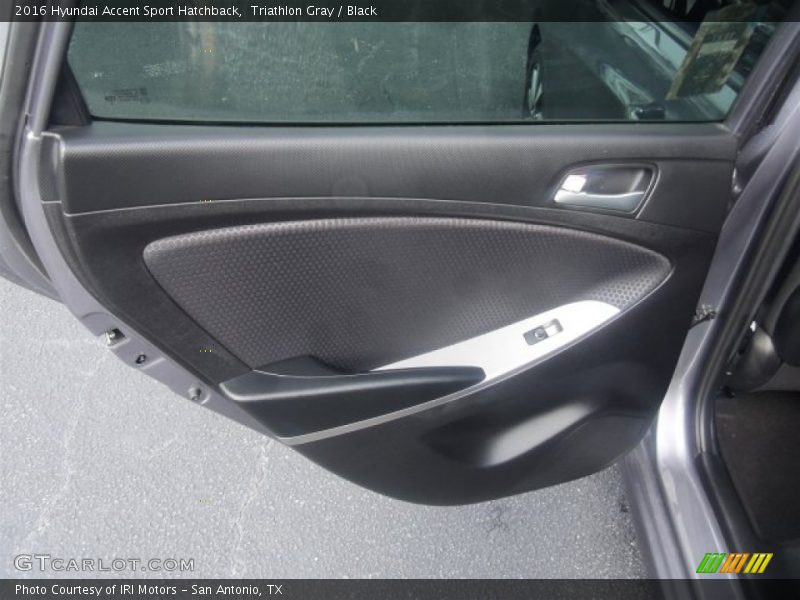 Triathlon Gray / Black 2016 Hyundai Accent Sport Hatchback