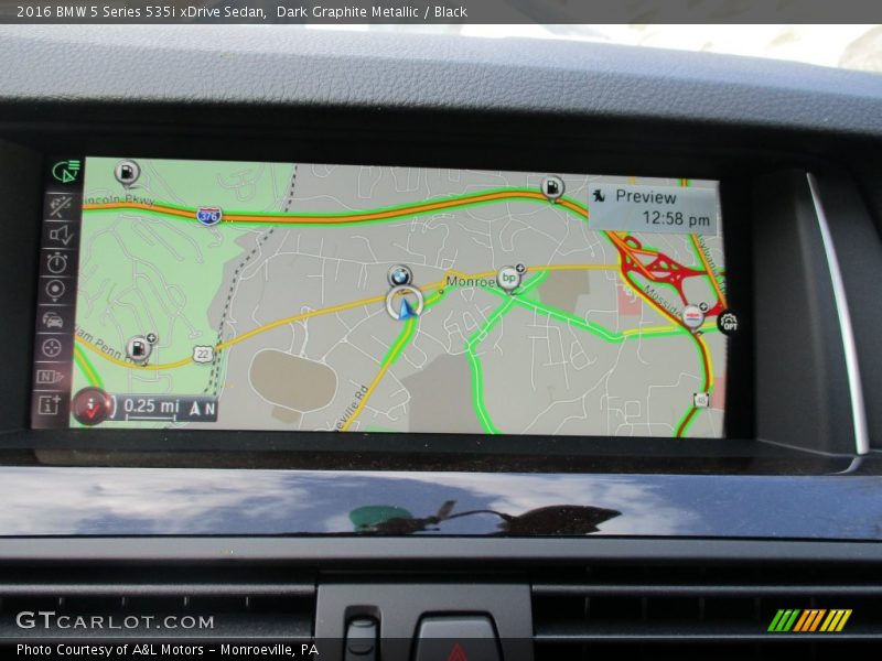 Dark Graphite Metallic / Black 2016 BMW 5 Series 535i xDrive Sedan