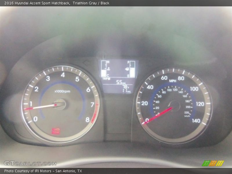 Triathlon Gray / Black 2016 Hyundai Accent Sport Hatchback