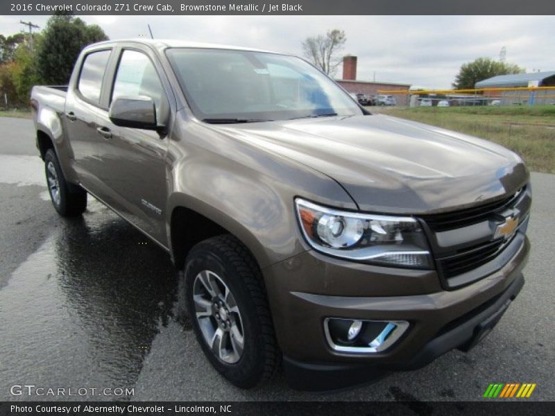 Brownstone Metallic / Jet Black 2016 Chevrolet Colorado Z71 Crew Cab