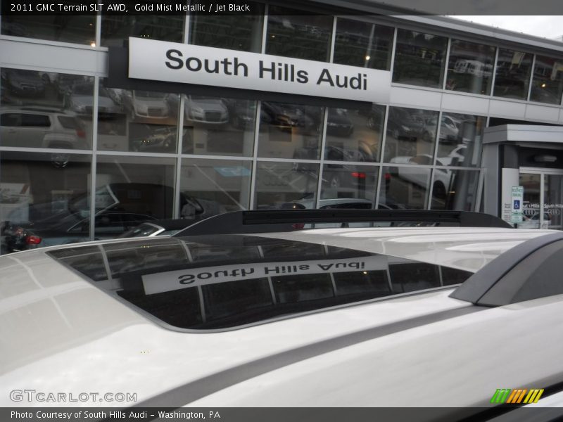 Gold Mist Metallic / Jet Black 2011 GMC Terrain SLT AWD