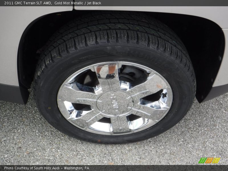 Gold Mist Metallic / Jet Black 2011 GMC Terrain SLT AWD