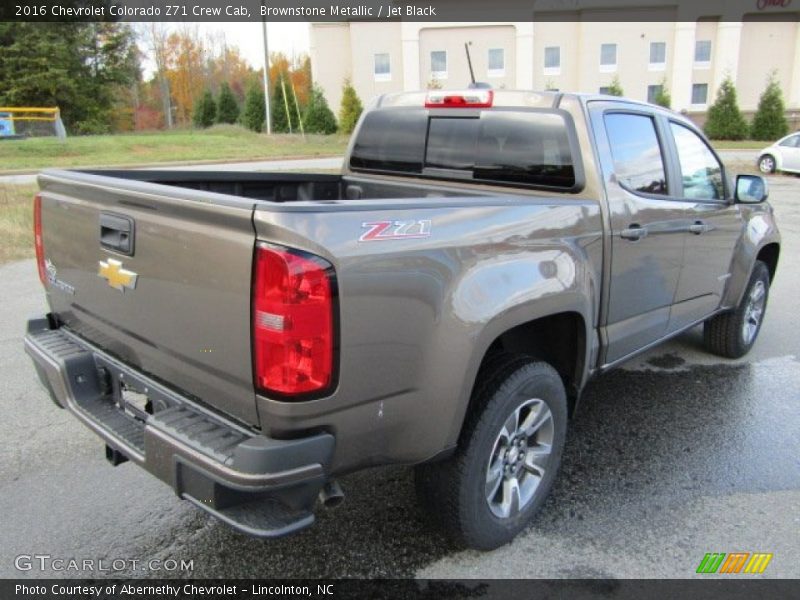 Brownstone Metallic / Jet Black 2016 Chevrolet Colorado Z71 Crew Cab