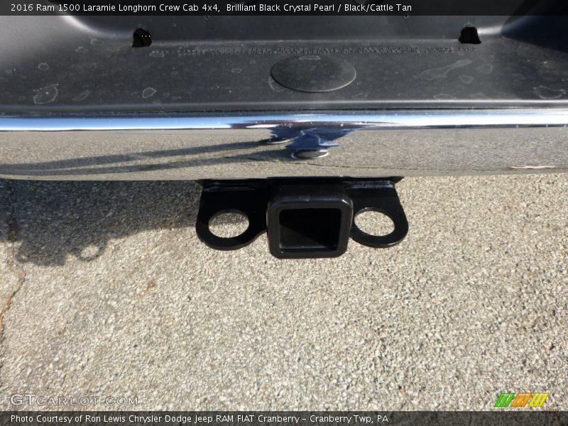 Brilliant Black Crystal Pearl / Black/Cattle Tan 2016 Ram 1500 Laramie Longhorn Crew Cab 4x4