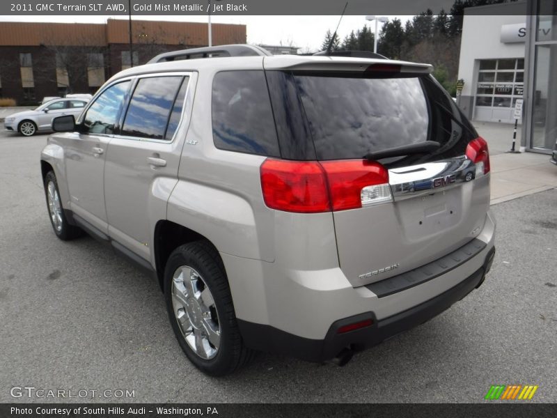 Gold Mist Metallic / Jet Black 2011 GMC Terrain SLT AWD