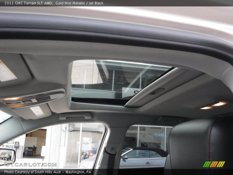 Gold Mist Metallic / Jet Black 2011 GMC Terrain SLT AWD