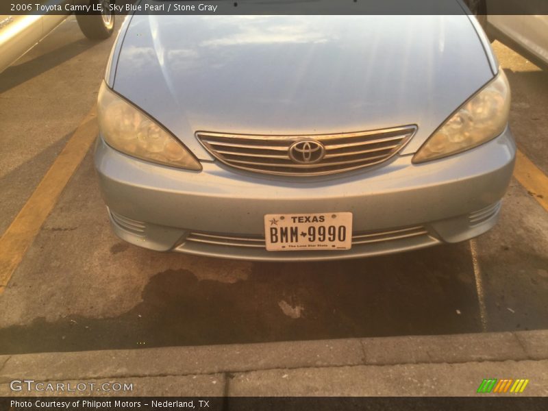 Sky Blue Pearl / Stone Gray 2006 Toyota Camry LE