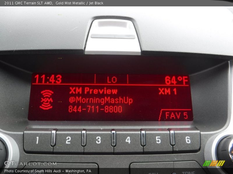 Gold Mist Metallic / Jet Black 2011 GMC Terrain SLT AWD