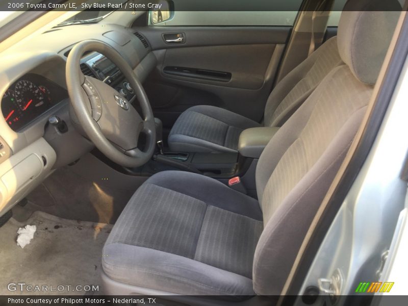 Sky Blue Pearl / Stone Gray 2006 Toyota Camry LE