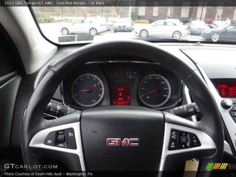 Gold Mist Metallic / Jet Black 2011 GMC Terrain SLT AWD