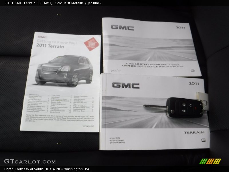 Gold Mist Metallic / Jet Black 2011 GMC Terrain SLT AWD