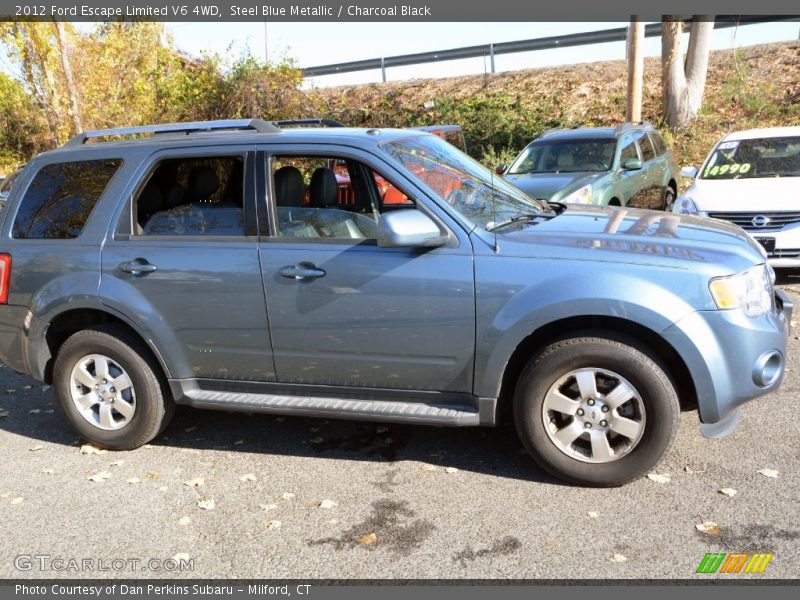 Steel Blue Metallic / Charcoal Black 2012 Ford Escape Limited V6 4WD