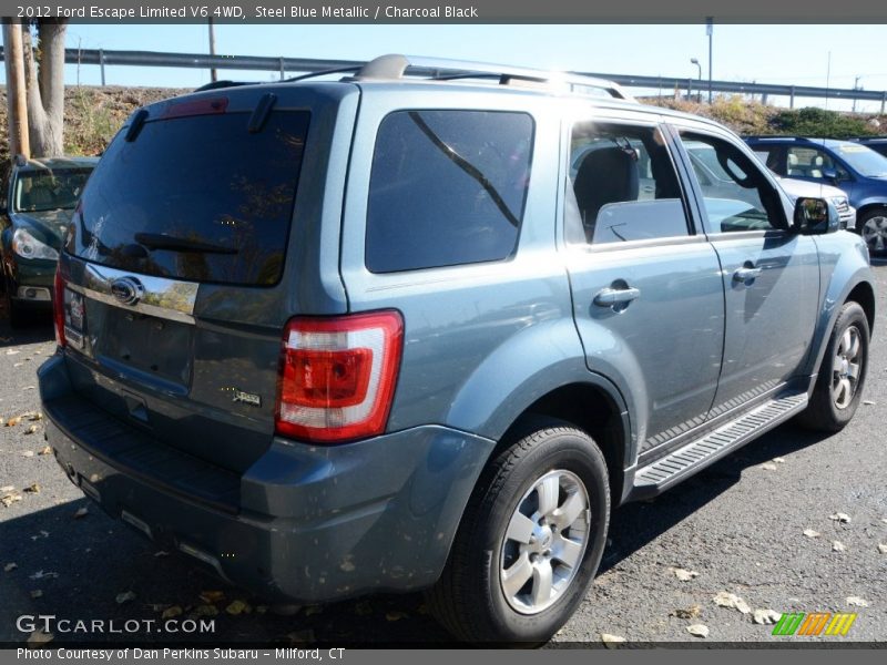 Steel Blue Metallic / Charcoal Black 2012 Ford Escape Limited V6 4WD