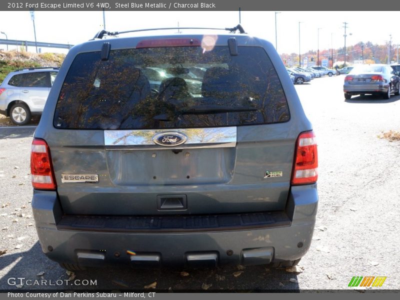 Steel Blue Metallic / Charcoal Black 2012 Ford Escape Limited V6 4WD