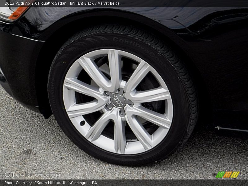 Brilliant Black / Velvet Beige 2013 Audi A6 2.0T quattro Sedan