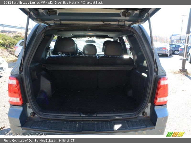 Steel Blue Metallic / Charcoal Black 2012 Ford Escape Limited V6 4WD