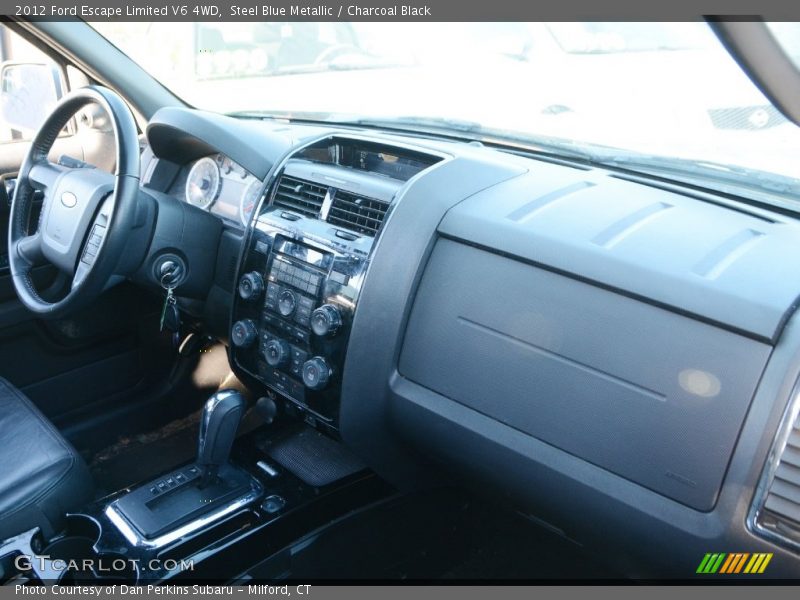 Steel Blue Metallic / Charcoal Black 2012 Ford Escape Limited V6 4WD