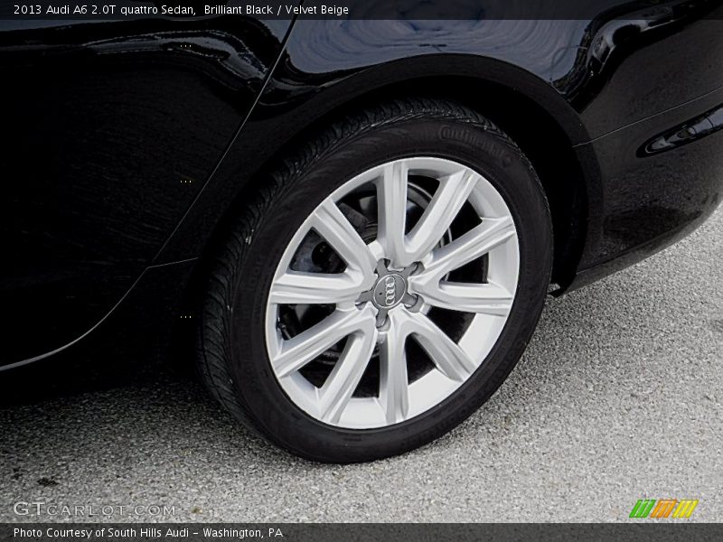 Brilliant Black / Velvet Beige 2013 Audi A6 2.0T quattro Sedan