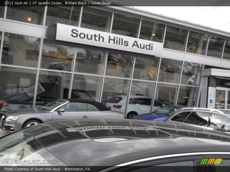 Brilliant Black / Velvet Beige 2013 Audi A6 2.0T quattro Sedan