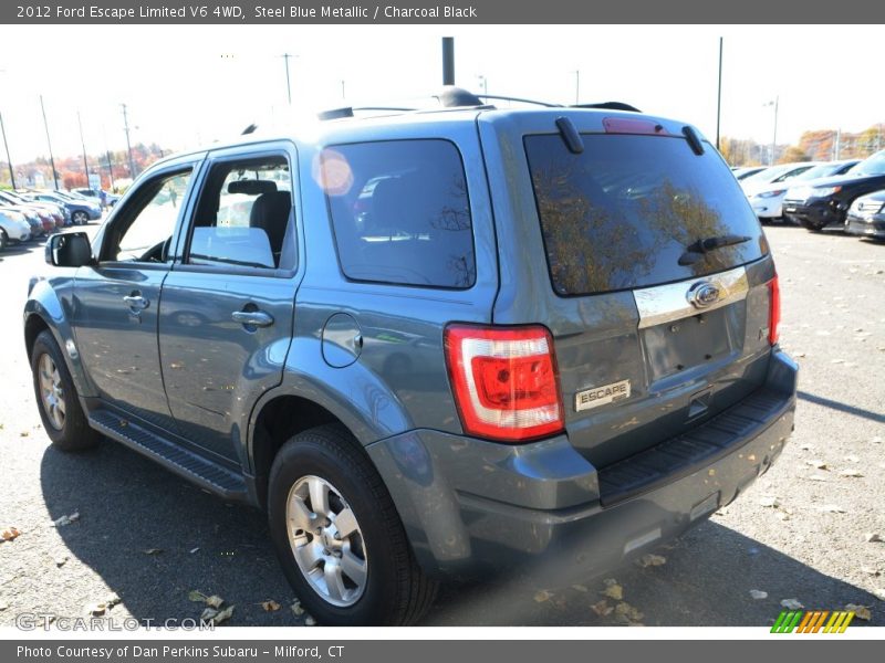 Steel Blue Metallic / Charcoal Black 2012 Ford Escape Limited V6 4WD