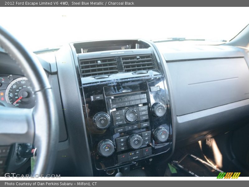 Steel Blue Metallic / Charcoal Black 2012 Ford Escape Limited V6 4WD