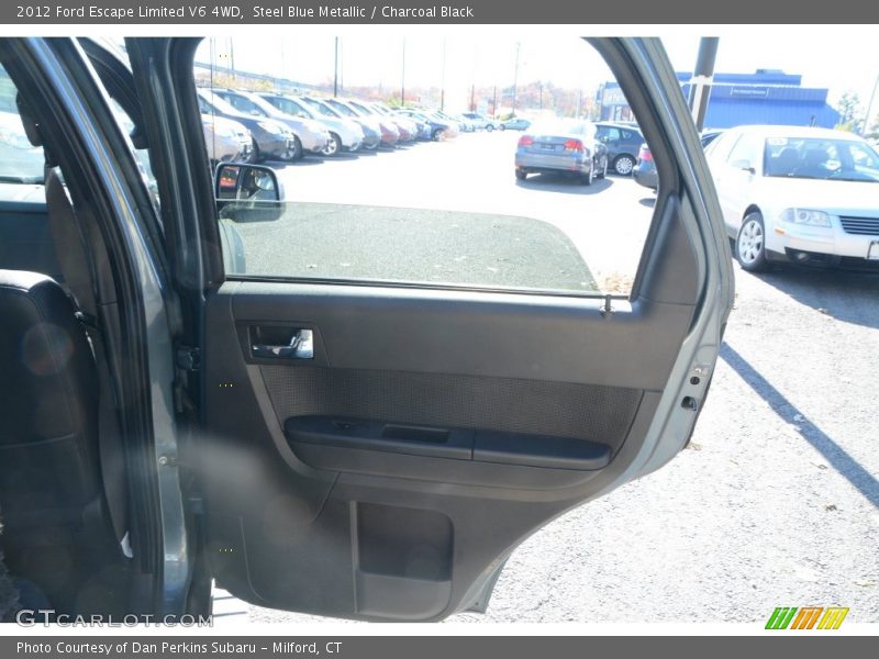 Steel Blue Metallic / Charcoal Black 2012 Ford Escape Limited V6 4WD