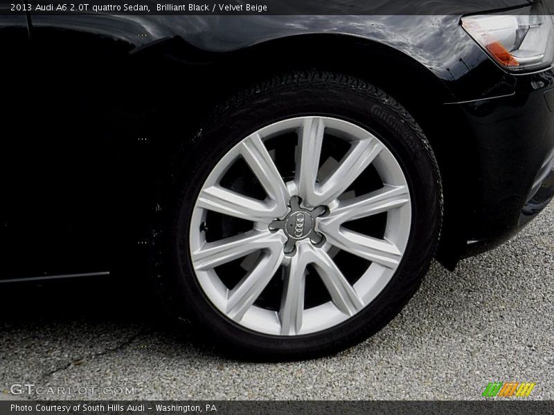 Brilliant Black / Velvet Beige 2013 Audi A6 2.0T quattro Sedan