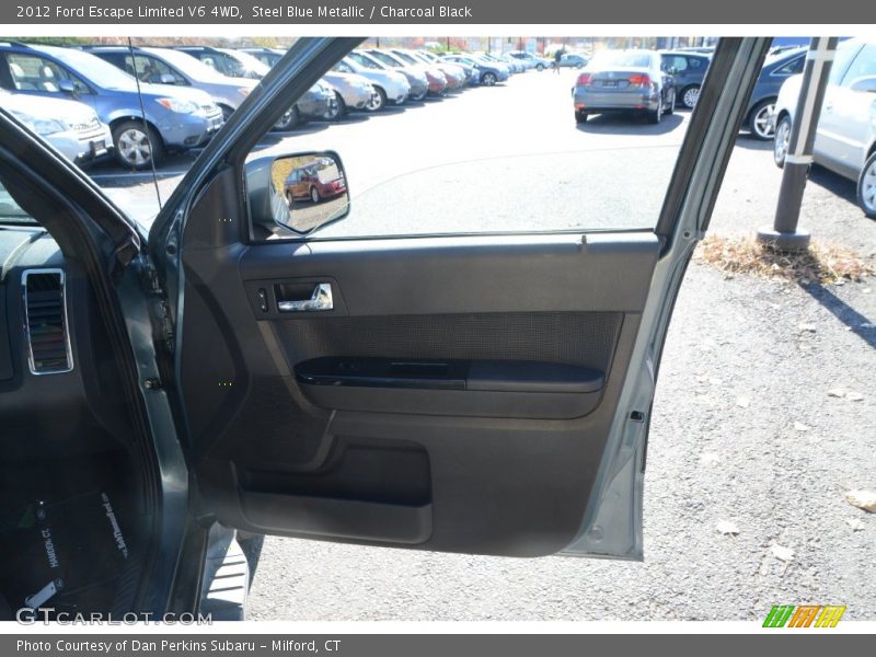 Steel Blue Metallic / Charcoal Black 2012 Ford Escape Limited V6 4WD
