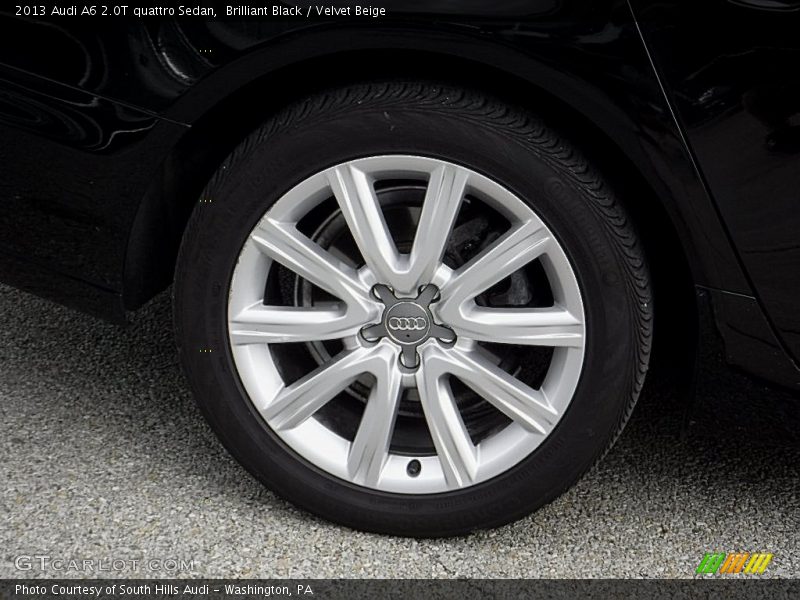 Brilliant Black / Velvet Beige 2013 Audi A6 2.0T quattro Sedan