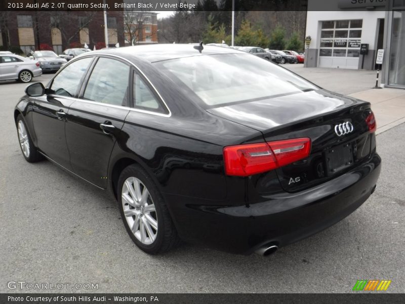 Brilliant Black / Velvet Beige 2013 Audi A6 2.0T quattro Sedan