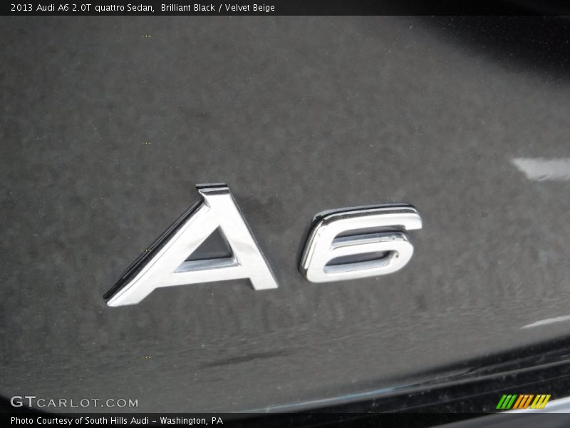 Brilliant Black / Velvet Beige 2013 Audi A6 2.0T quattro Sedan