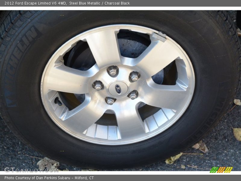 Steel Blue Metallic / Charcoal Black 2012 Ford Escape Limited V6 4WD