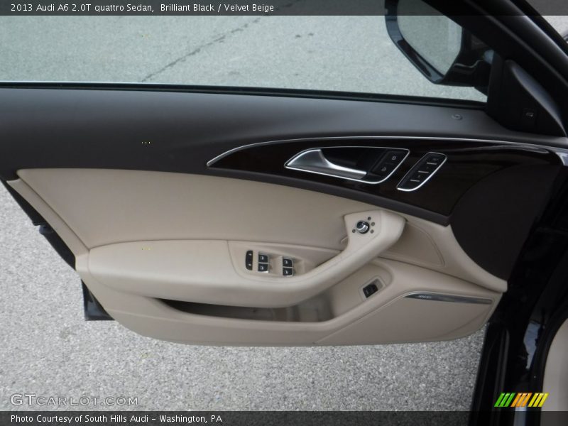 Brilliant Black / Velvet Beige 2013 Audi A6 2.0T quattro Sedan