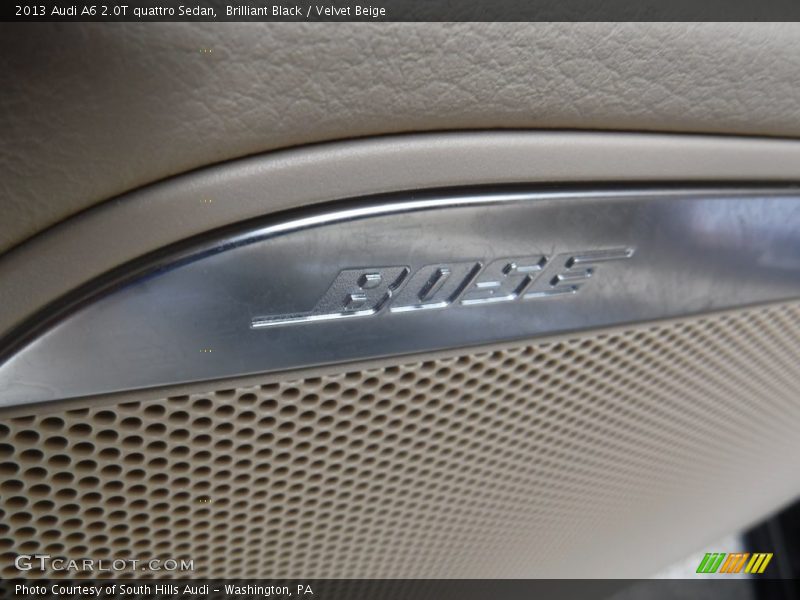 Brilliant Black / Velvet Beige 2013 Audi A6 2.0T quattro Sedan