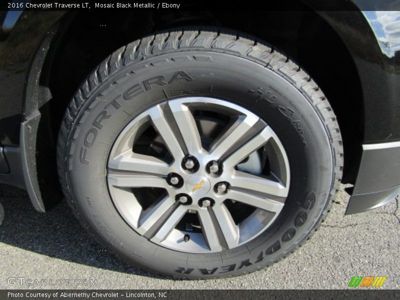 Mosaic Black Metallic / Ebony 2016 Chevrolet Traverse LT