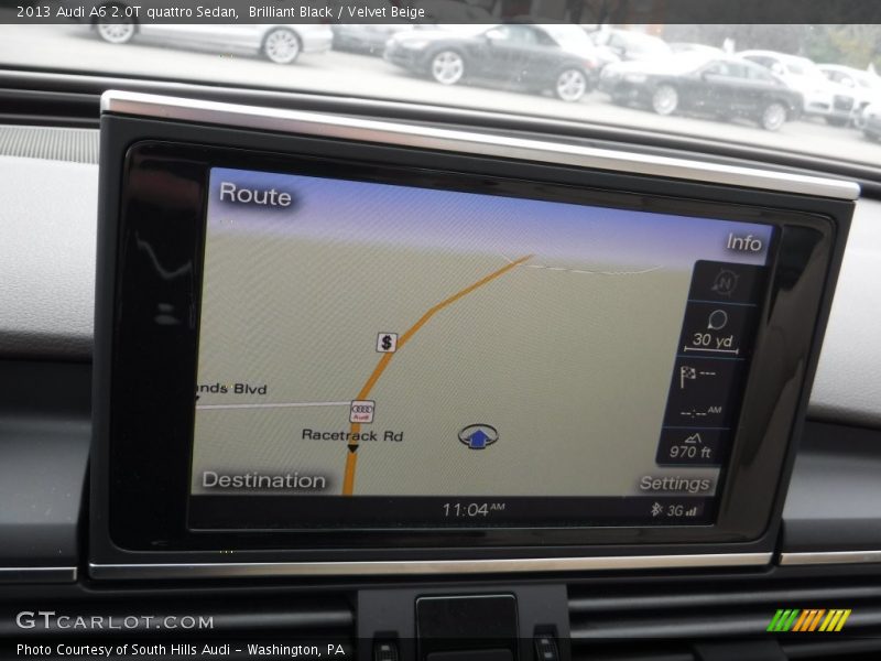 Brilliant Black / Velvet Beige 2013 Audi A6 2.0T quattro Sedan