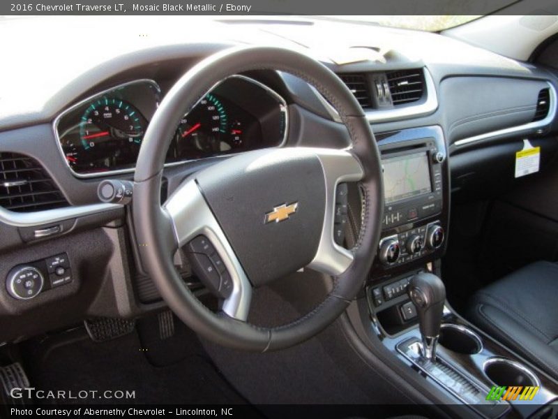 Mosaic Black Metallic / Ebony 2016 Chevrolet Traverse LT