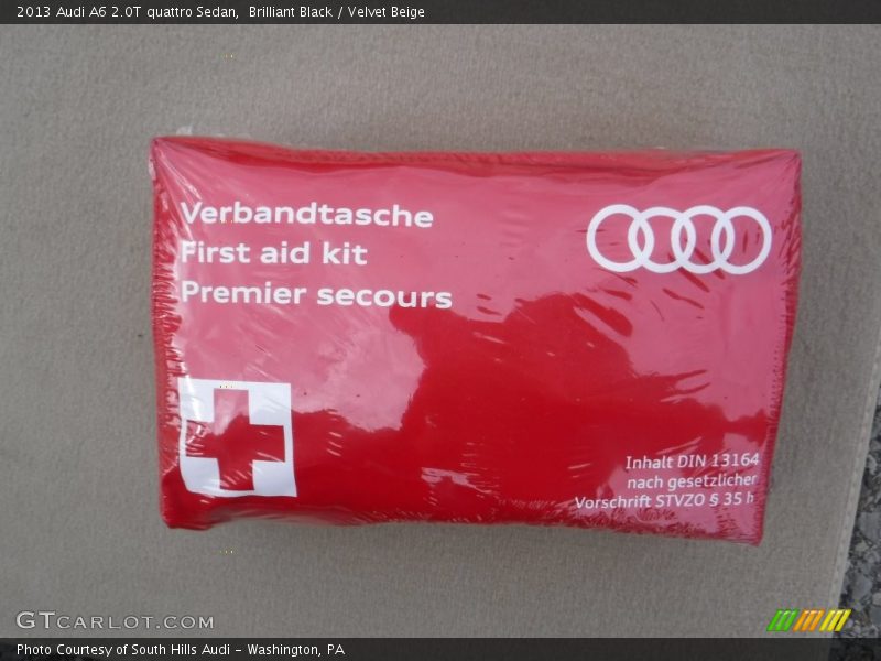 Brilliant Black / Velvet Beige 2013 Audi A6 2.0T quattro Sedan