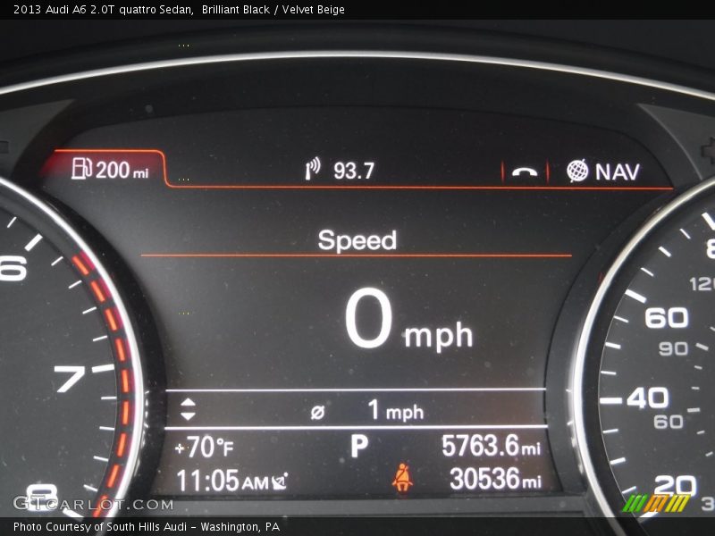 Brilliant Black / Velvet Beige 2013 Audi A6 2.0T quattro Sedan