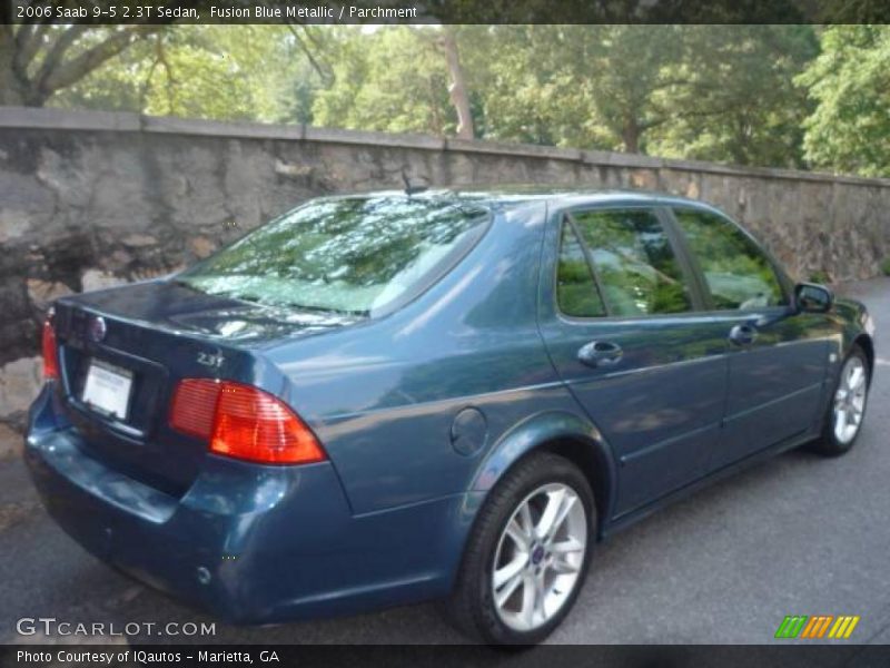 Fusion Blue Metallic / Parchment 2006 Saab 9-5 2.3T Sedan