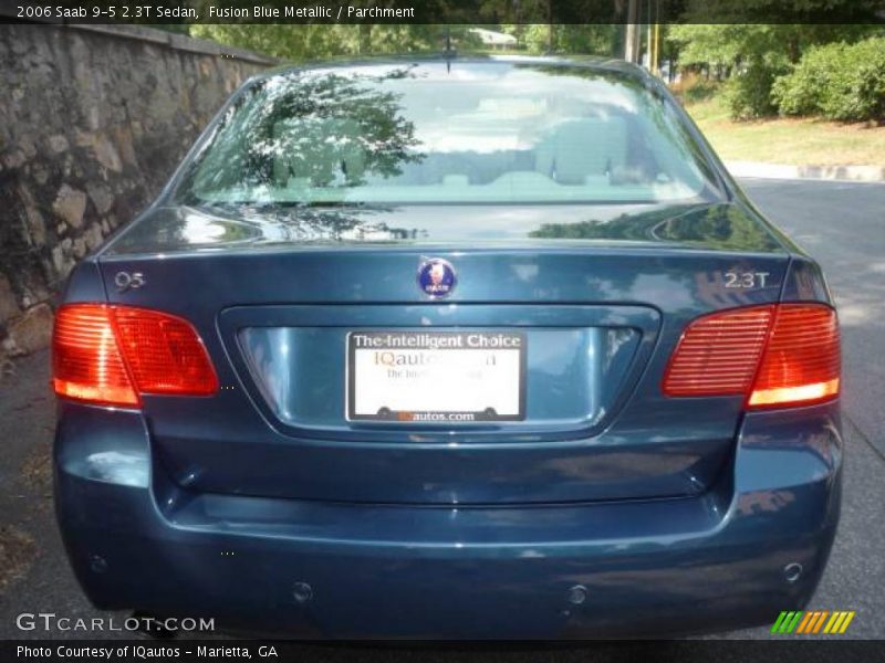 Fusion Blue Metallic / Parchment 2006 Saab 9-5 2.3T Sedan