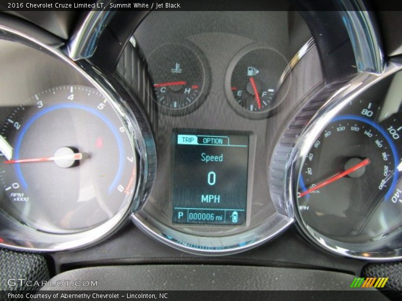 Summit White / Jet Black 2016 Chevrolet Cruze Limited LT