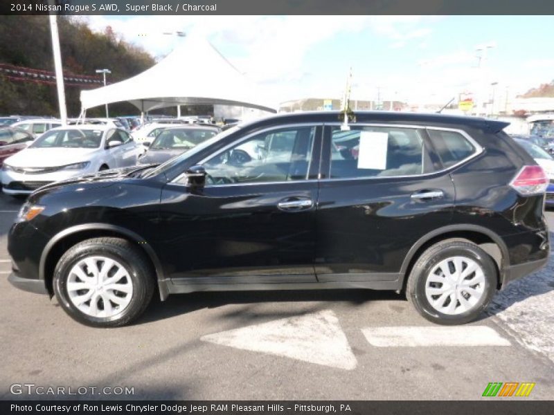 Super Black / Charcoal 2014 Nissan Rogue S AWD