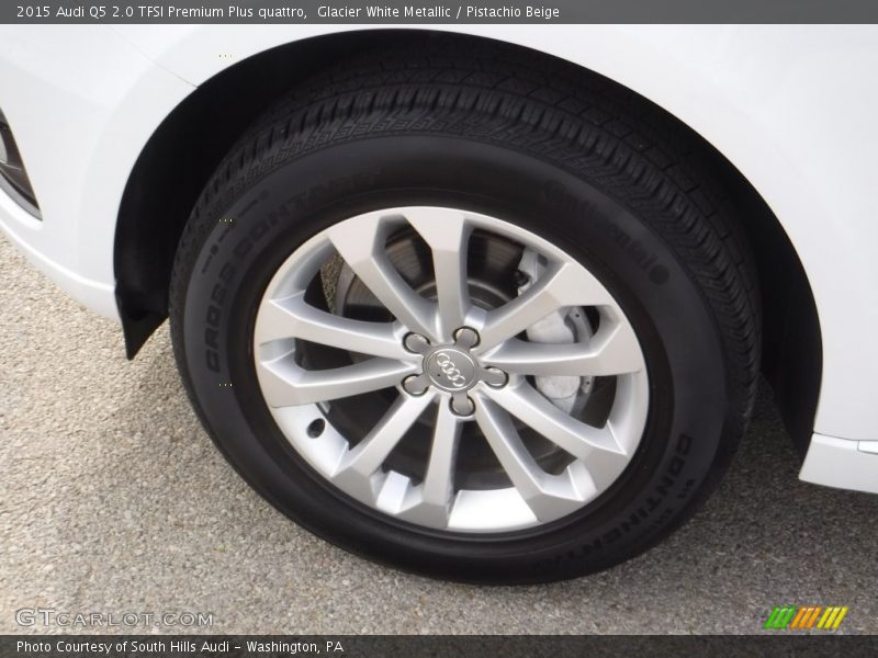 Glacier White Metallic / Pistachio Beige 2015 Audi Q5 2.0 TFSI Premium Plus quattro